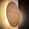 Lampa sufitowa kinkiet LUNA WOOD śr. 30cm G9 4 punktowa | brązowy 3377