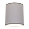 Abażur Cylinder E27 H20 Szary Tkanina A0975