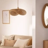 Lampa Wisząca Bambusa Kapelusz 60cm Boho Abruzzo Ponti E27