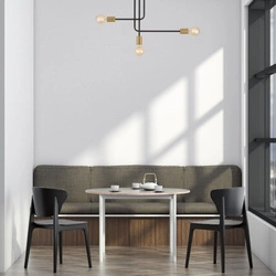 Lampa Sigma GINO 3 plafon czarny złoty 32380
