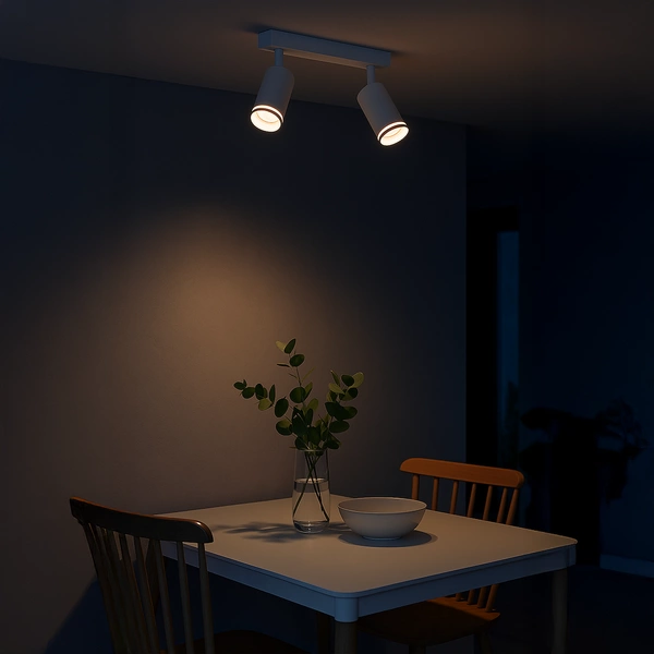 Oprawa Pipe Ring Spot Biały 2xGU10