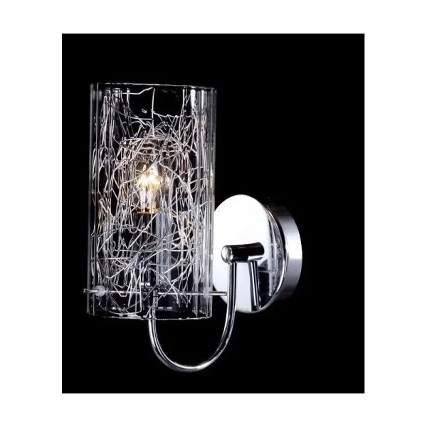 Lampa wisząca IBIZA MDM1903/1, chrom/transparentny, 1x40W E14