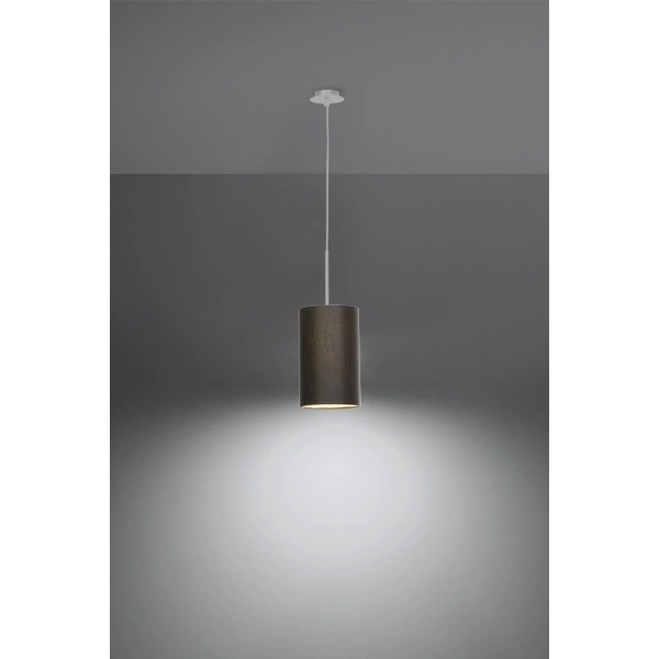 Nowoczesna lampa wisząca OTTO SL.0742 15cm czarna 1xE27