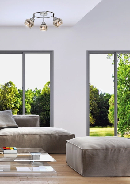 Lampa sufitowa FORT spirala 98-62833 chrom 3xE14 LED