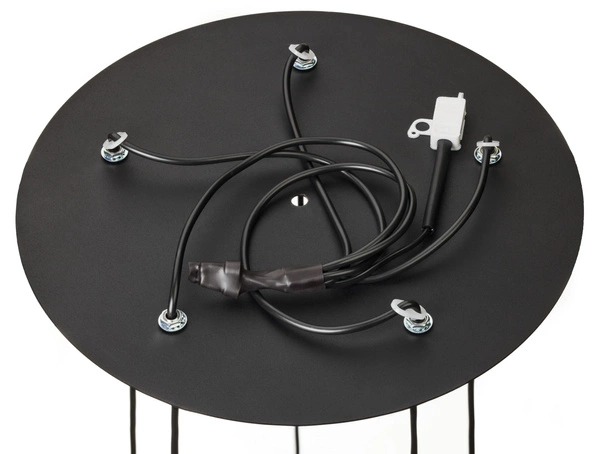 Nowoczesna Lampa wisząca ALAS wys. 35-136cm 5xG10 14W IP20 | Złoty