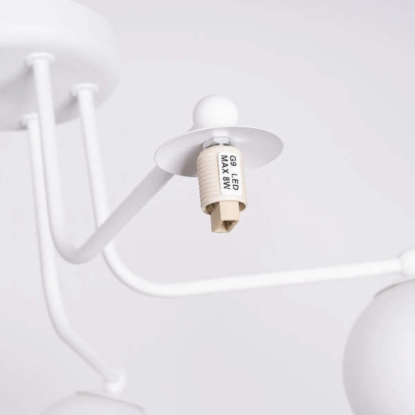 Żyrandol ASTRAL 5 biały