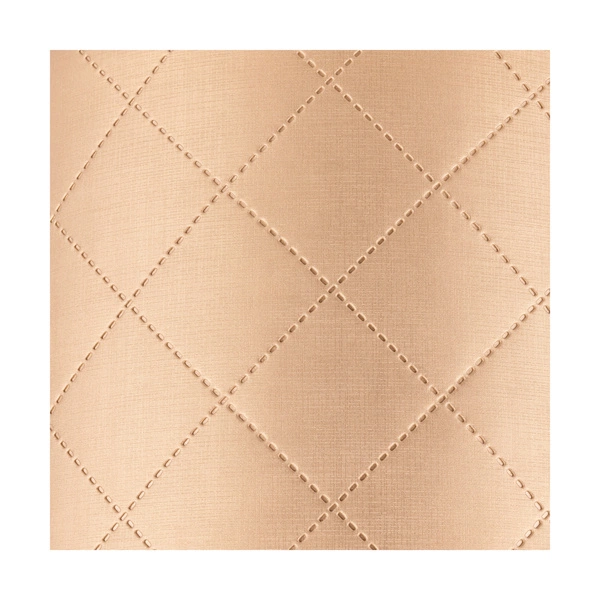 Abażur Cylinder E27 H30 Złoty Tkanina Syntetyczna A0936