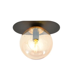 Lampa sufitowa Emibig PLAZA 1 Czarny/MIODOWY 1120/1