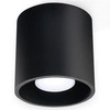Plafon Sollux ORBIS 1 Czarny 12W LED, SL.0016