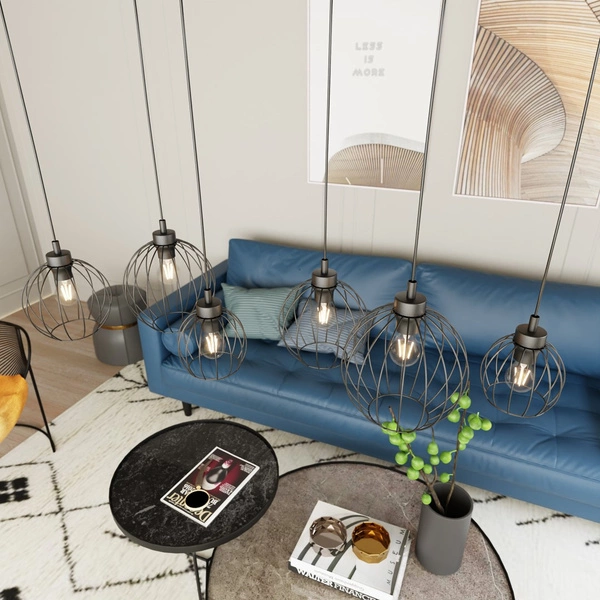 Lampa wisząca Emibig NANDO 6 BL 1369/6