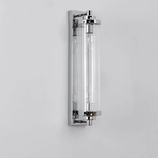 Designerska lampa ścienna kinkiet LORENZO 2x E14 | chrom