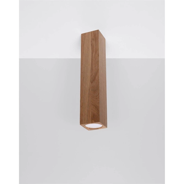 Plafon KEKE 30, SL.1041, dąb, 1x40W GU10