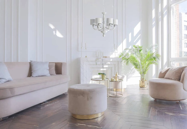 Żyrandol klasyczny NEWPORT VI stal i szkło | biały 8156