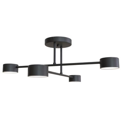 Lampa sufitowa Emibig HALO 4 Czarny 1355/4