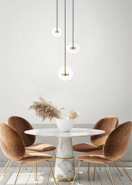 P0428-03L-L4AC ENCELADUS LAMPA WISZĄCA ZŁOTA/GOLD