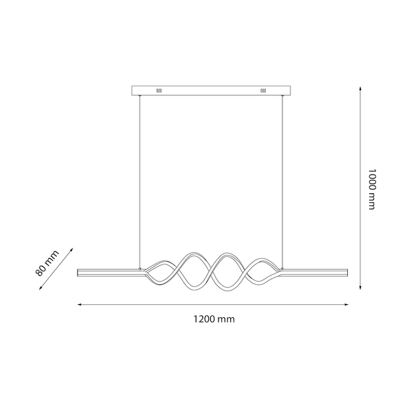 Lampa wisząca ANCONA 36W LED 4000K