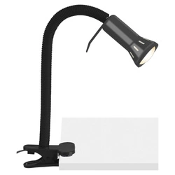 Lampa stojąca Brilliant Flex 1x40W E14 Czarny Metal/Plastik