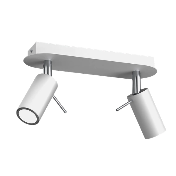 Lampa sufitowa PRESTON WHITE/CHROME 2x mini GU10