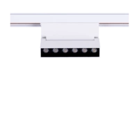 Reflektor łamany MultiLINE DOTS SPOT MINI 12W 3000K ciepła 36st | czarny