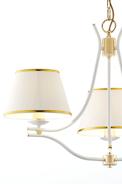 Klasyczny Żyrandol SAMBA wys. 83cm 3xE27 15W IP20 | biały