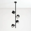 Aldex Lampa sufitowa BOT 4 PIONOWA 1047PL_L2, czarna, 4x35W GU10