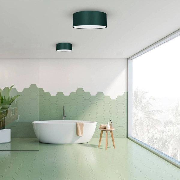 Lampa sufitowa VERDE, MLP7876, Ø40cm, zielona, 2x60W E27