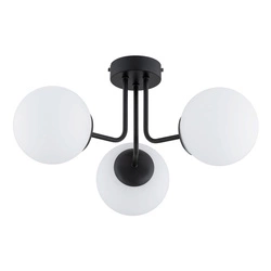 Lampa sufitowa ALFA PIERO CZARNA & BIAŁA 3xE14 45cm | 62469