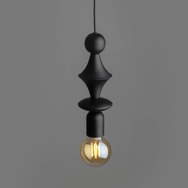 TOWER BLACK LAMPA WISZACA 1XE27 10871