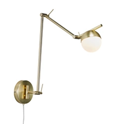 Kinkiet CONTINA G9 5W Metal | Mosiądz