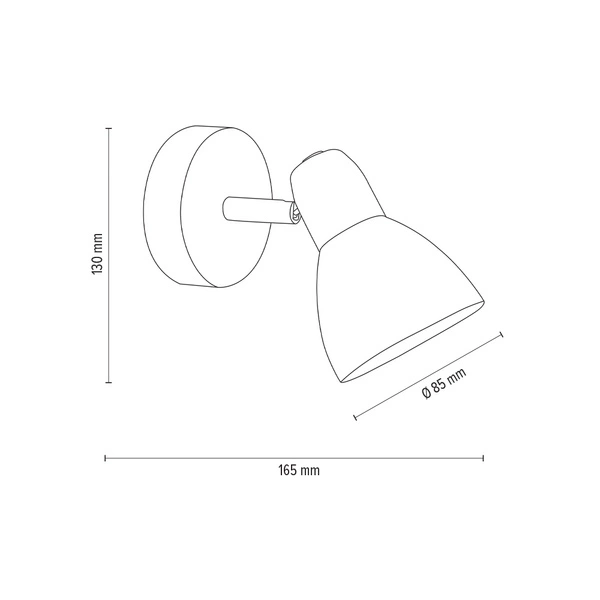 Kinkiet Alga 1xE14 Max.40W Satin Metal/Białe Szkło 3870127