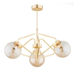 Lampa sufitowa ALFA BARSUM MIX ZŁOTA 3xE14 56cm | 62423