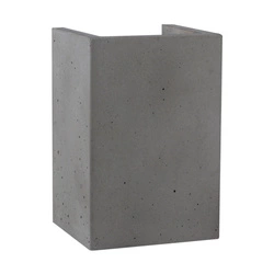 Kinkiet blokowy 2xGU10 Max.6W Szary Beton 8973236