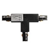 Łącznik szynoprzewodu 3-fazowego TRACK LIGHT typ: "T" UR, czarny, ML7096