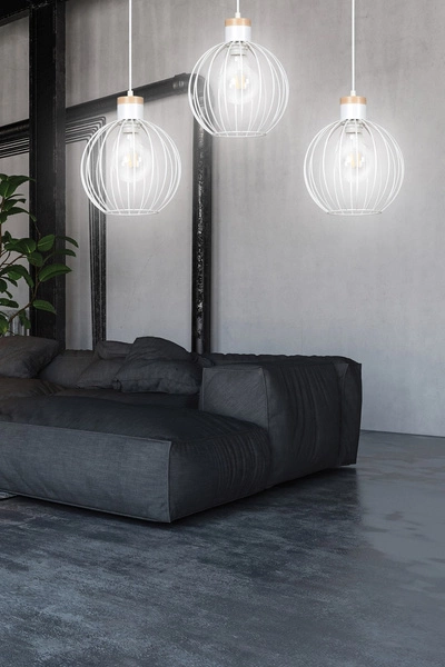 Lampa wisząca Emibig BARBADO 3 Biały 755/3