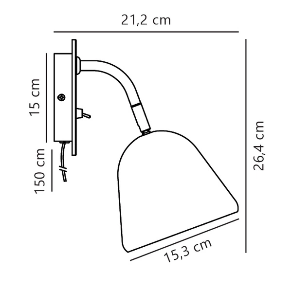 Kinkiet FLEUR E14 15W Metal | Beżowy