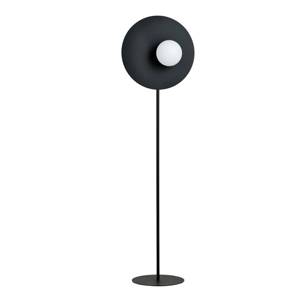 Lampa podłogowa Emibig OSLO LP Czarny/OPAL 1187/LP