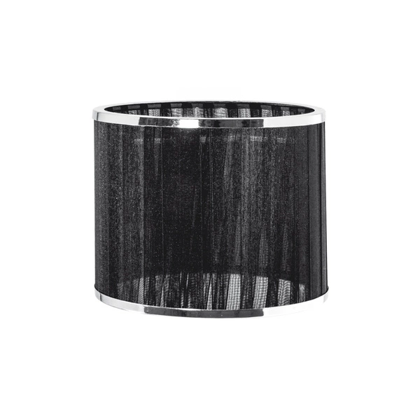 Lampa Wisząca Anina 4xE14 Max.25W Czarny Metal/Przezroczysty Kabel PCV/Czarno-Chromowy Klosz 17930404