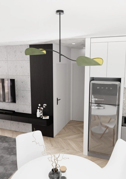 Lampa sufitowa Emibig LOTUS 2 BL GREEN 1461/2