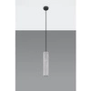 Lampa wisząca LUVO 1 czarna stal, beton, SL.0653