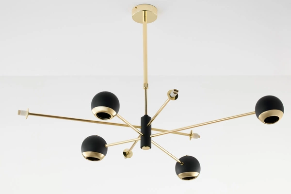 Nowoczesny Żyrandol MOKA wys. 47-69cm 4xG9 4xGU10
14W IP20 | Złoty