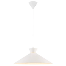 Lampa wisząca DIAL E27 40W Metal | Biały