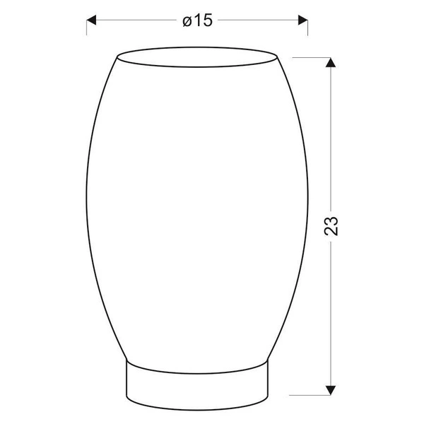 Lampa stołowa/nocna VENUS ażurowa 41-78322 srebrno-biała 1x60W E27