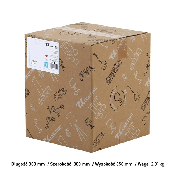 CONO WHITE LAMPA WISZĄCA 3 KOŁO 10012