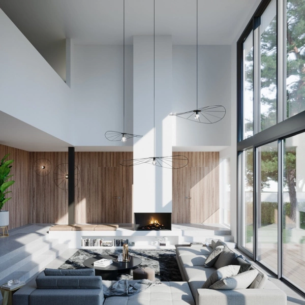 Lampa wisząca ESKOLA 70 TH.010CZ czarna 1xE27