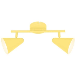 Nowoczesna lampa sufitowa AMOR listwa 92-68804 bananowa 2xE14