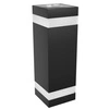 TORRE RING 18W CCT 230V IP54 99x78x240MM CZARNY KWADRATOWA ELEWACYJNA DWUKIERUNKOWE