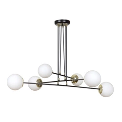 Lampa wisząca Emibig OGNIS 6 Czarny 966/6
