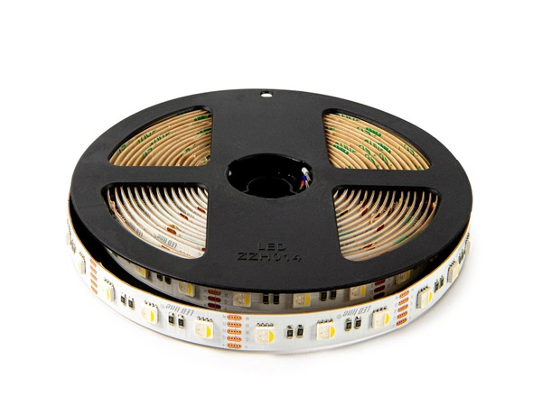 Profesjonalna Taśma LED 300 SMD5060 12V 19,2W/m 6500K 5m | RGBW zimna