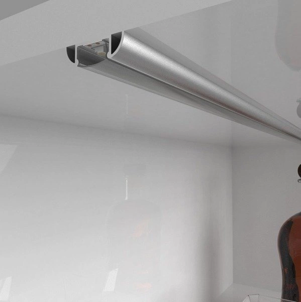 Profil LED P2-1 200cm szer. 13 | do osłonek C1/C4 | srebrny