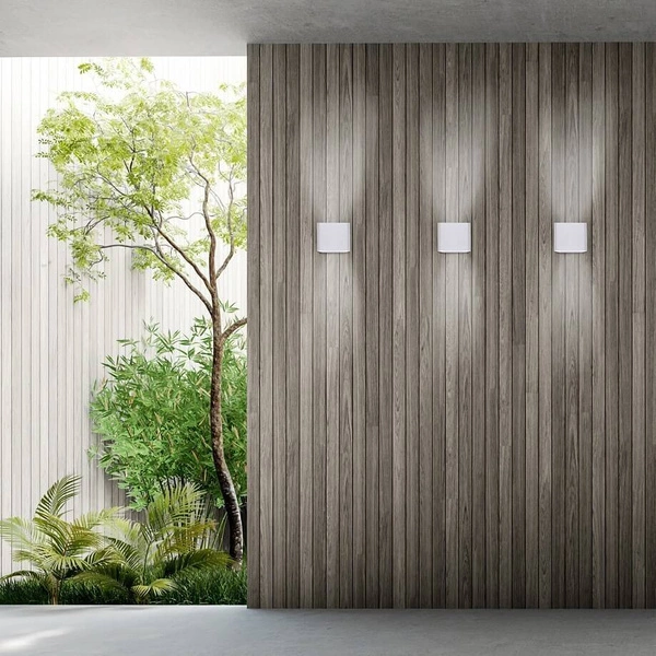 Kinkiet SAPRI, biały, 2x3W LED, barwa neutralna 4000K, IP54